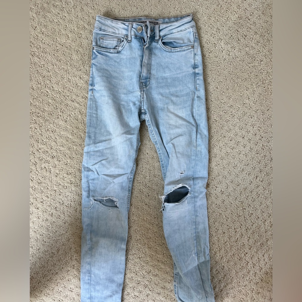 ZARA light wash jeans